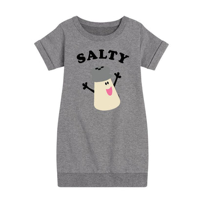 Girls' - Blue's Clues & You! - Mr. Salty Graphic Short Sleeve Fleece Dress