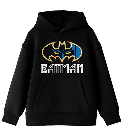 Youth Boys DC Comic Book Batman Symbol Black Graphic Print Hoodie
