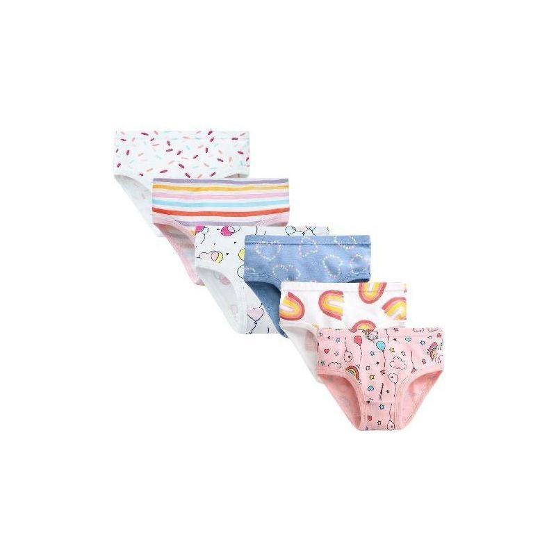 Girls 6 Pack Underwears Ultra Smooth and Soft Cotton