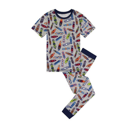 Sleep On It Boys 2-Piece Super Soft Jersey Snug-Fit Pajama Set - Toddler Pajamas to Boys Pajama Sets