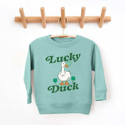 The Juniper Shop Lucky Duck Toddler Graphic Sweatshirt