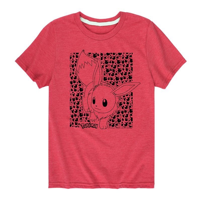 تي شيرت جرافيكي بأكمام قصيرة بنقشة بوكيمون - إيفي للأولاد