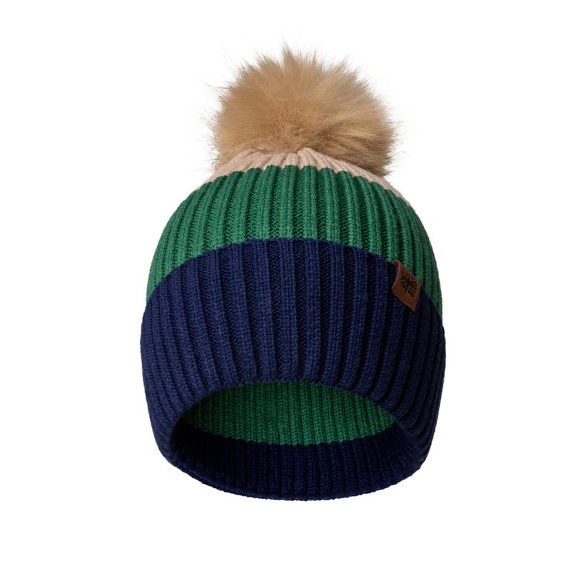 Britt's Knits Kid’s Wonderland Pom Pom Winter Hat Super Soft Stretchy Beanie Puff Pom Hat for Kids Boys & Girls