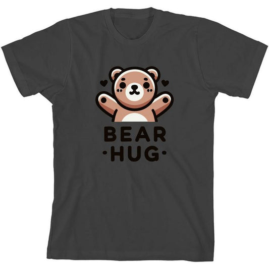 تي شيرت Bear Hug للشباب برقبة دائرية وأكمام قصيرة
