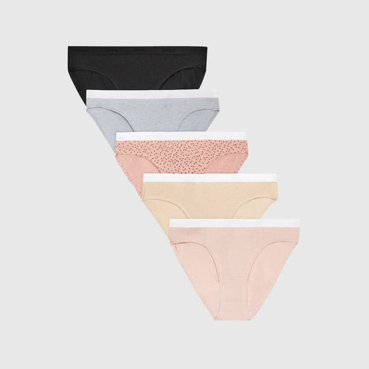 Hanes Originals Girls' 5pk Tween Bikini Underwear - colors may vary
