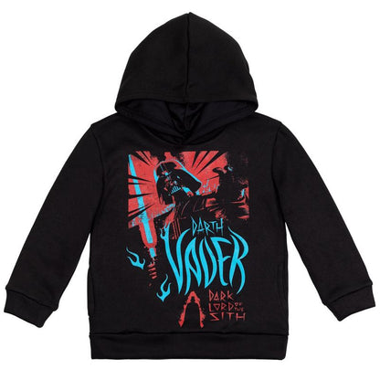 سترة بغطاء رأس من الصوف من Star Wars The Mandalorian Darth Vader X-Wing Millennium Falcon للأطفال الصغار إلى الكبار