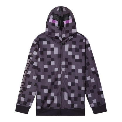 Minecraft Fleece Zip Up Hoodie Little Kid to Big Kid