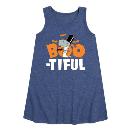 Girls' - SpongeBob SquarePants - Boo-tiful Graphic Sleeveless Aline Dress