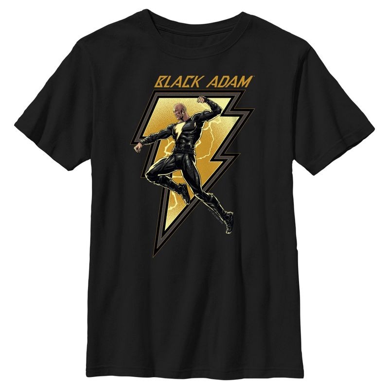 Boy's Black Adam Godly Power T-Shirt