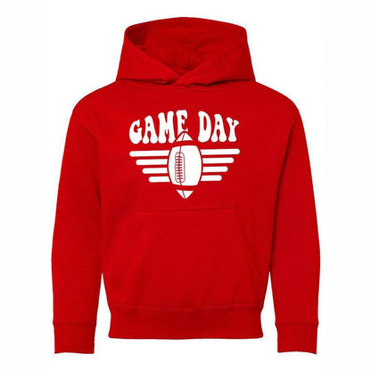 The Juniper Shop Football Game Day Stripes Youth Graphic Hoodie