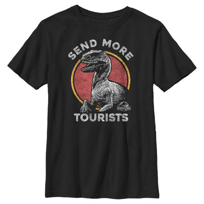 Boy's Jurassic Park Send Me More Tourists T-Shirt