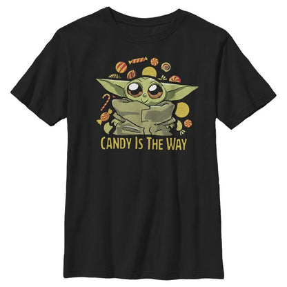 Boy's Star Wars: The Mandalorian Follow the Candy T-Shirt