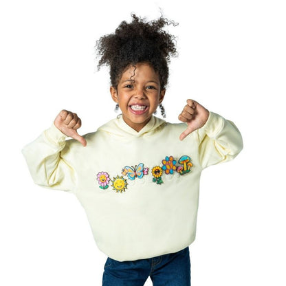 هودي Rabble القابل للتخصيص بشريط فيلكرو - مناسب للجنسين، تُباع الرقع بشكل منفصل