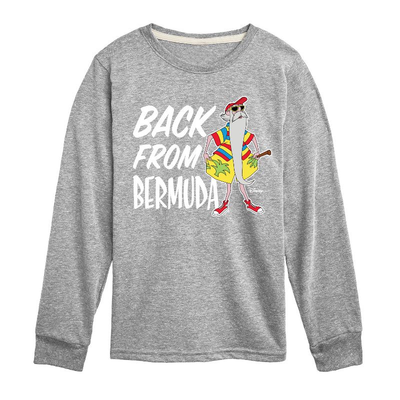Boys' - Disney - Straight Outta Bermuda Long Sleeve Graphic T-Shirt