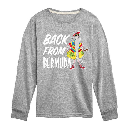 Boys' - Disney - Straight Outta Bermuda Long Sleeve Graphic T-Shirt