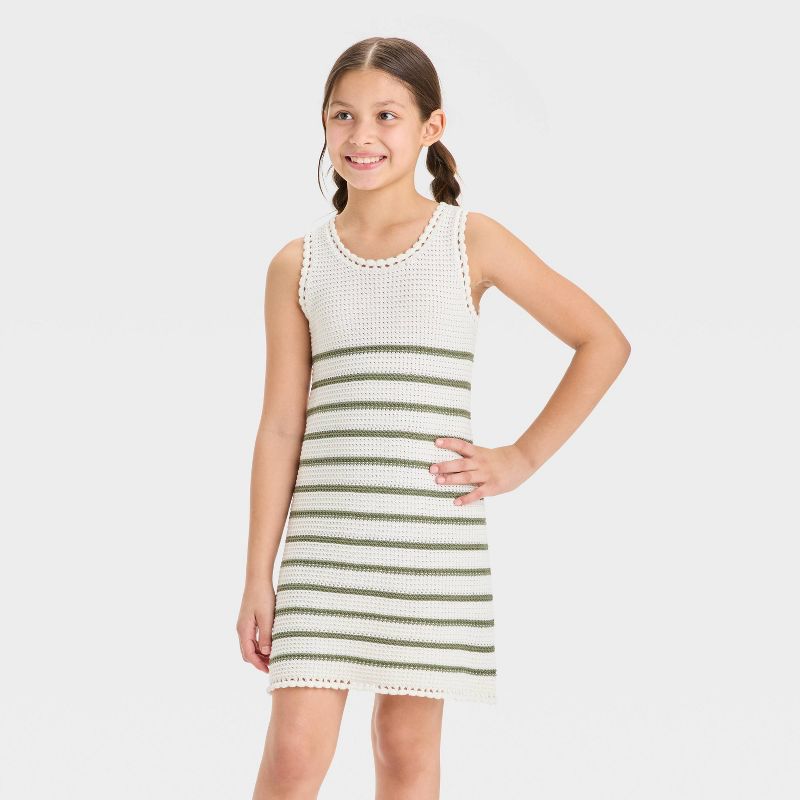 فستان سويت شيرت بدون أكمام للبنات - Cat &amp; Jack™