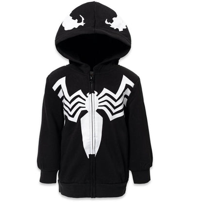 Marvel Spider-Man,Spider-Verse Fleece Zip Up Hoodie Little Kid to Big Kid