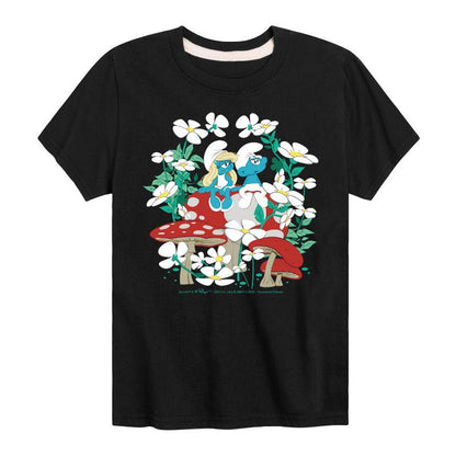 Boys' - Smurfs -  Short Sleeve Graphic T-Shirt