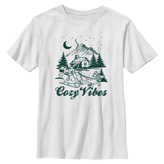 تي شيرت ميكي وأصدقاؤه بتصميم مريح للكابينة للأولاد