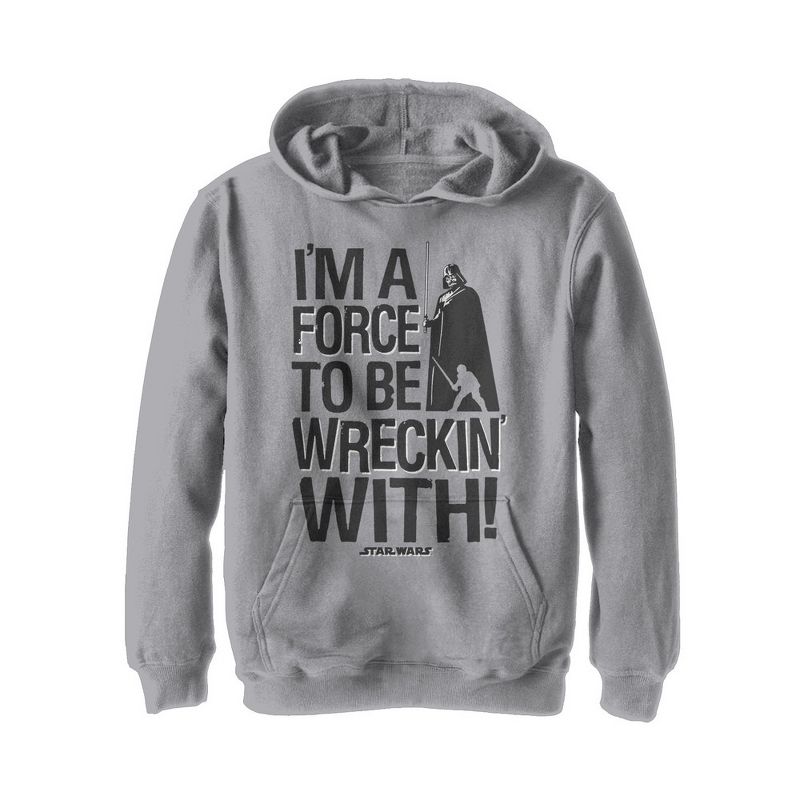 هودي بطبعة Star Wars Darth Vader Wreckin' للأولاد مع غطاء للرأس