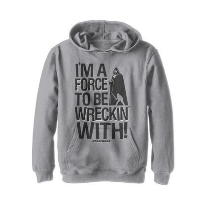 هودي بطبعة Star Wars Darth Vader Wreckin' للأولاد مع غطاء للرأس