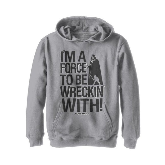 هودي بطبعة Star Wars Darth Vader Wreckin' للأولاد مع غطاء للرأس