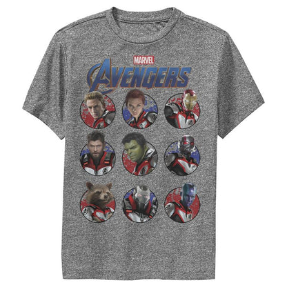 Boy's Marvel Avengers: Endgame Hero Circles Performance Tee
