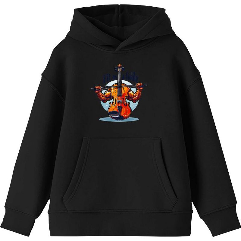 هودي بأكمام طويلة مناسب للكمان للشباب