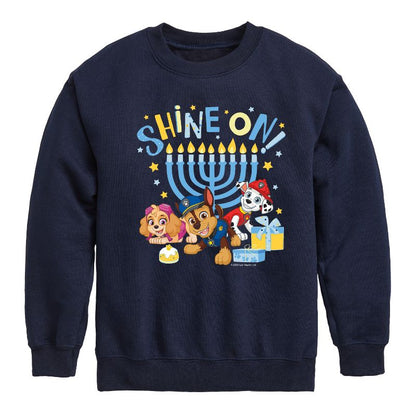 Boys' - Paw Patrol - Shine On Graphic Long Sleeve Fleece Sweatshirt
