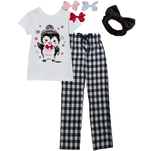 Mi Amore Gigi Penguin Interactive Pajama Set