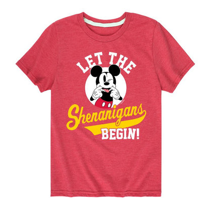 Boys' - Disney - Let The Shenanigans Begin Short Sleeve Graphic T-Shirt