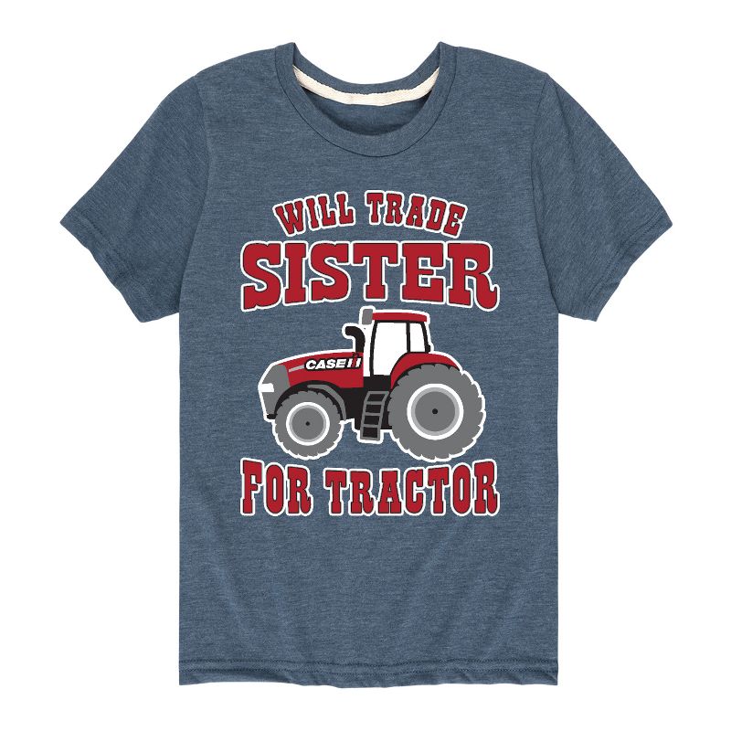 Boys' - Case IH - Will Trade Sister For Tractor Short Sleeve Graphic T-Shirt