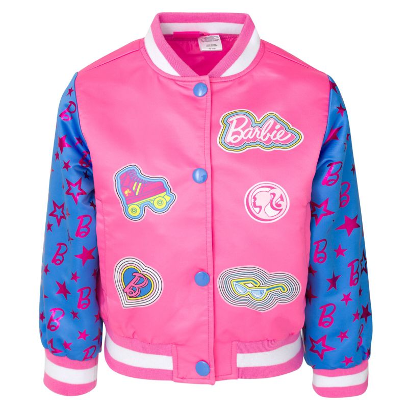 Barbie Girls Varsity Bomber Jacket Little Kid to Big Kid