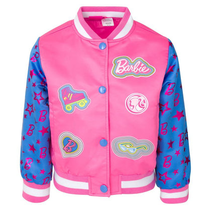 Barbie Girls Varsity Bomber Jacket Little Kid to Big Kid