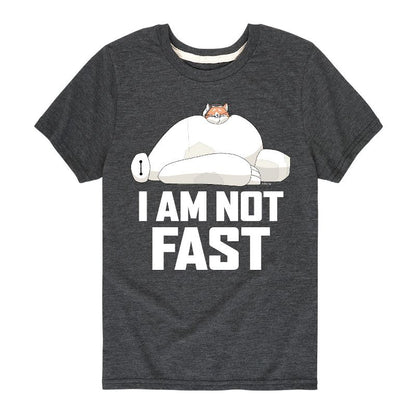 Boys' - Disney - Baymax I Am Not Fast Short Sleeve Graphic T-Shirt