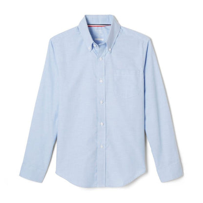 French Toast School Uniform Co-Ed Long Sleeve Oxford Shirt