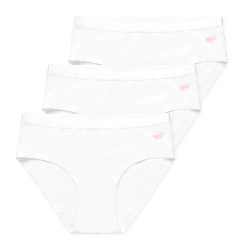 Lucky & Me Bella Girls Briefs Underwear Multiple Colors and Sizes - ComfySeam (3-Pack)