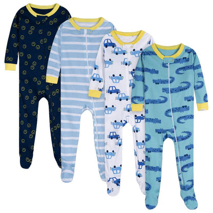 مجموعة ملابس أطفال من ماركة Onesies للأولاد الصغار، مكونة من 4 قطع