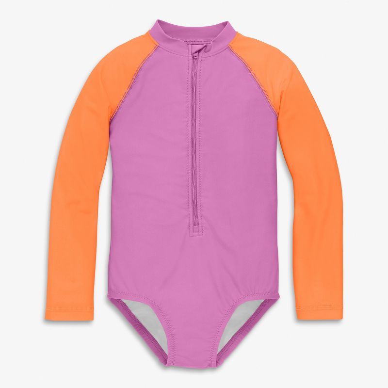 Primary Kids Long Sleeve One-Piece Baseball Rash Guard