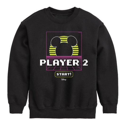 Boys' - Disney - Player 2 Start Graphic Long Sleeve Fleece Sweatshirt