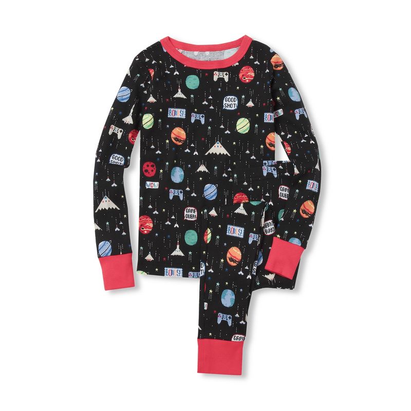 Lands' End Kids Pattern Snug Fit Pajama Set