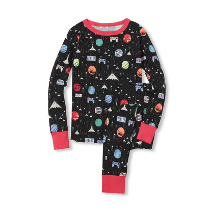 Lands' End Kids Pattern Snug Fit Pajama Set
