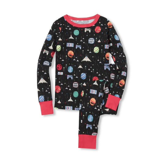Lands' End Kids Pattern Snug Fit Pajama Set