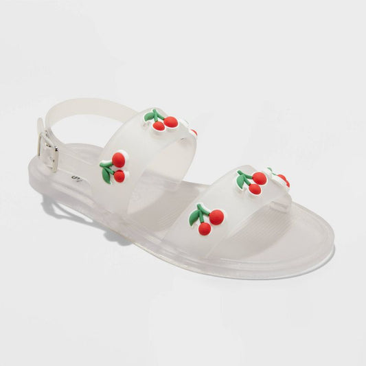 Kids' Saniah Clear Jelly Sandals - art class™ Cherry Red