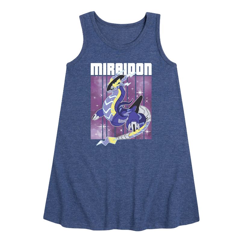 Girls' - Pokémon - Miraidon Legend Graphic Sleeveless Aline Dress