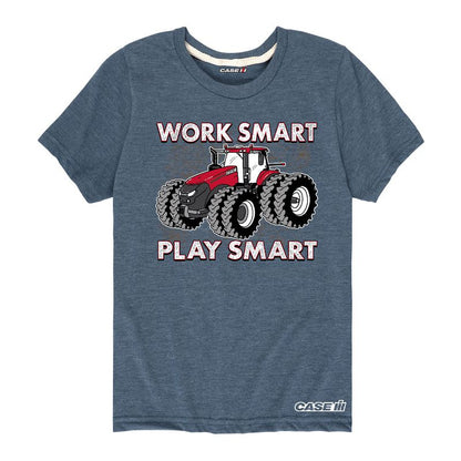 Boys' - Case IH - Work Smart Play Smart Short Sleeve Graphic T-Shirt