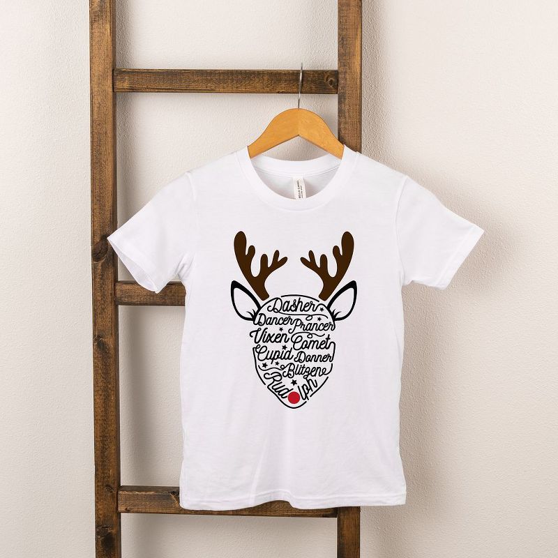 تي شيرت شبابي بأكمام قصيرة من مجموعة "جونيبر شوب" بعنوان "رودولف ريندير"