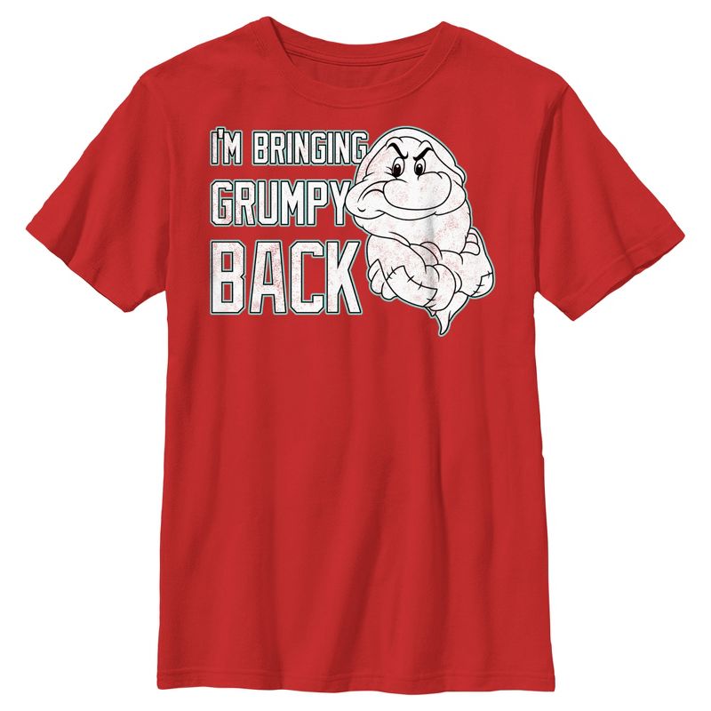 Boy's Snow White and the Seven Dwarfs I'm Bringing Grumpy Back T-Shirt