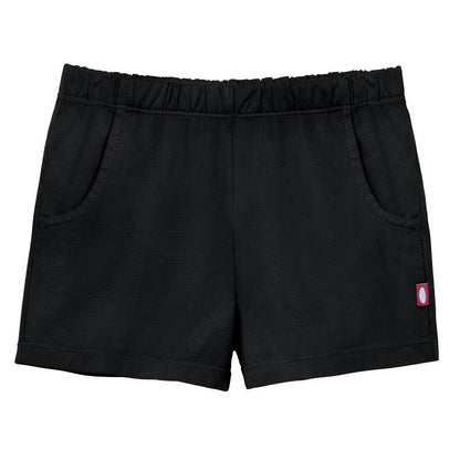 City Threads USA-Made Cotton Girls Soft UPF 50+ Jersey Pocket Shorts