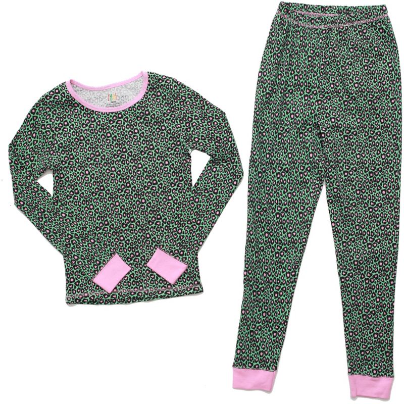 Just Love Girls Printed Pajama Sets - Snug Fitting Cotton PJ Tops & Bottoms for Girls